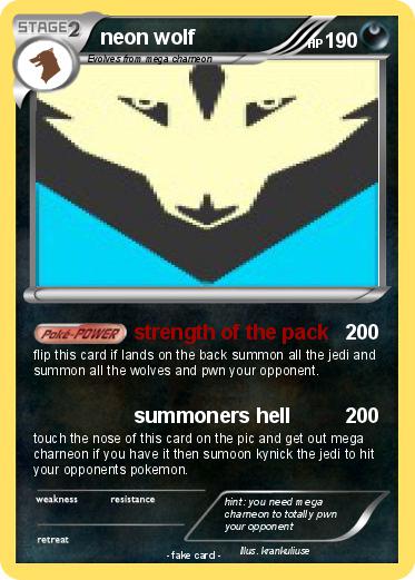 Pokemon neon wolf
