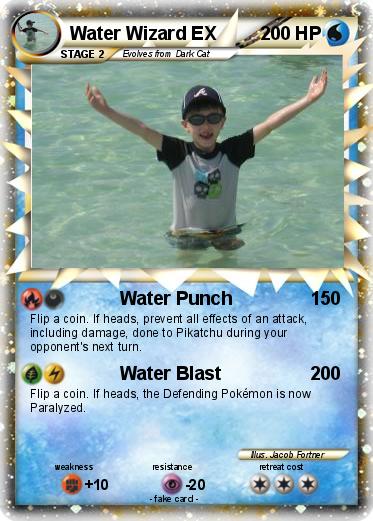Pokemon Water Wizard EX