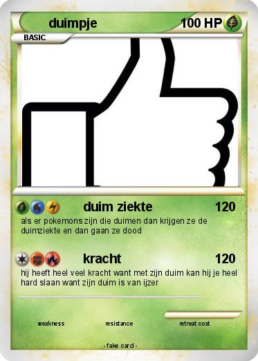Pokemon duimpje