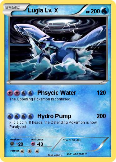 Pokemon Lugia Lv. X