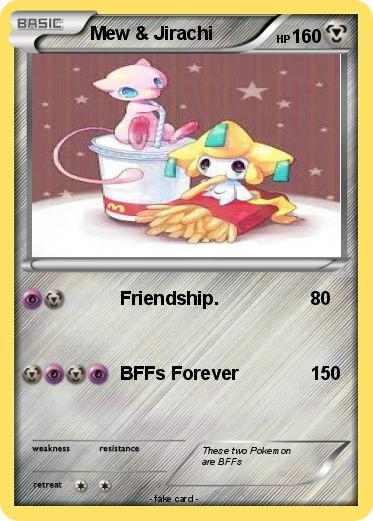 Pokemon Mew & Jirachi