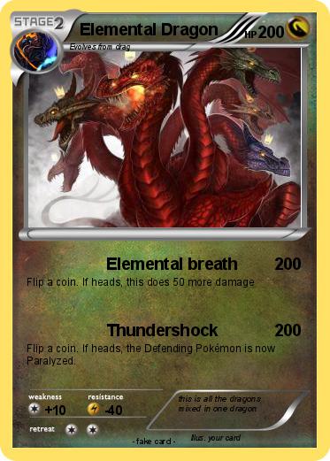 Pokemon Elemental Dragon
