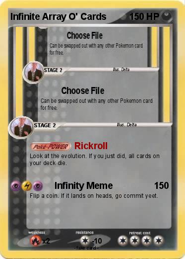 Pokemon Infinite Array O' Cards