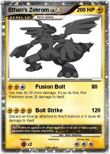 Pokemon Ethan's Zekrom
