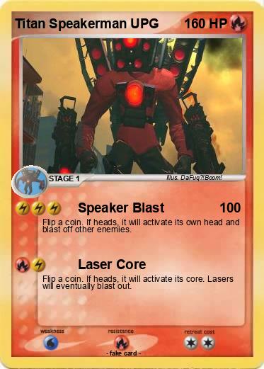 Pokemon Titan Speakerman UPG