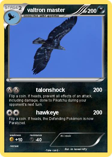 Pokemon valtron master
