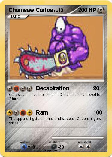 Pokemon Chainsaw Carlos
