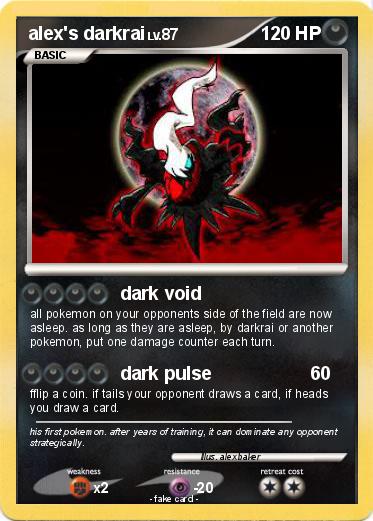 Pokemon alex's darkrai