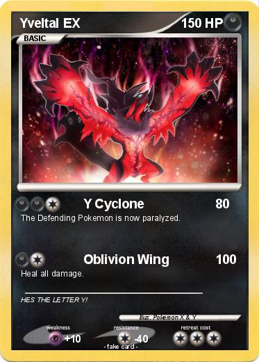 Pokemon Yveltal EX