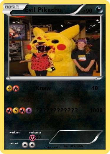 Pokemon Evil Pikachu