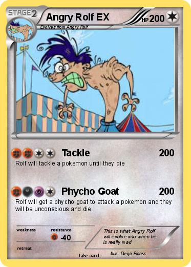 Pokemon Angry Rolf EX