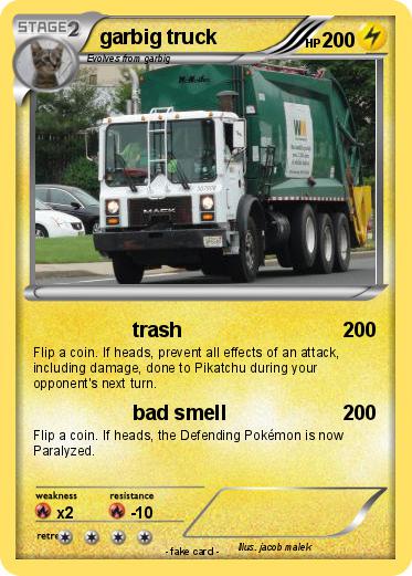 Pokemon garbig truck