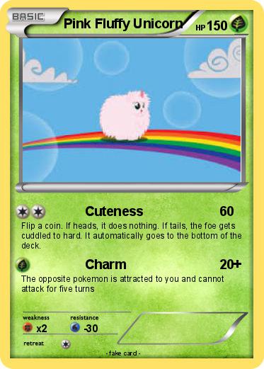 Pokemon Pink Fluffy Unicorn