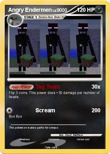 Pokemon Angry Endermen