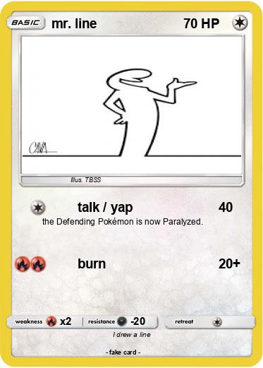 Pokemon mr. line