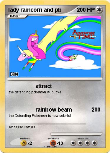 Pokemon lady raincorn and pb