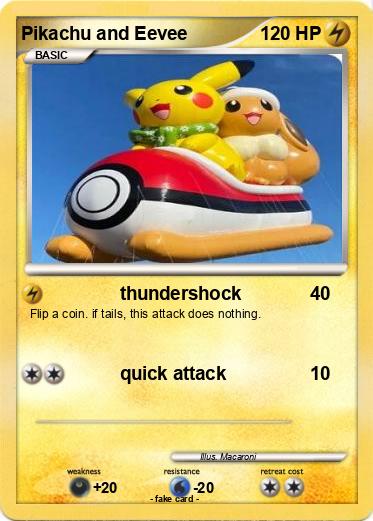 Pokemon Pikachu and Eevee