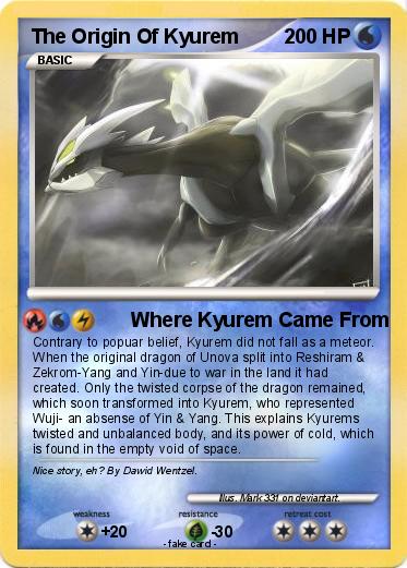Pokemon The Origin Of Kyurem