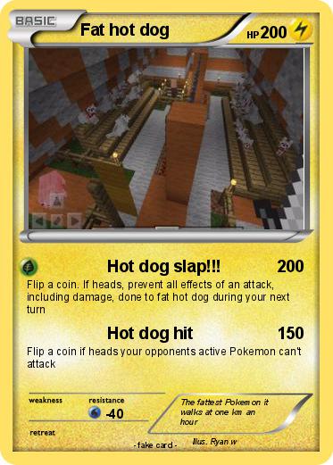 Pokemon Fat hot dog