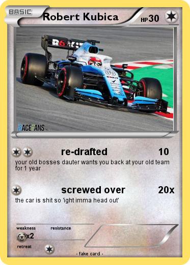 Pokemon Robert Kubica