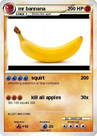 Pokemon mr bannana