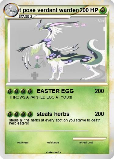 Pokemon t pose verdant warden