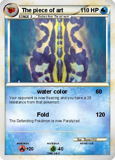 Pokemon The piece of art