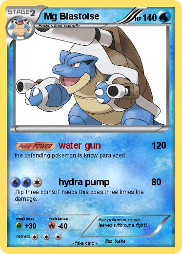 Pokemon Mg Blastoise