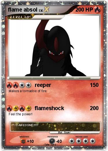 Pokemon flame absol