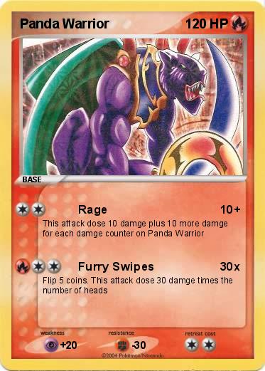 Pokemon Panda Warrior