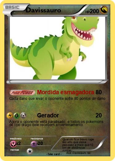Pokemon Davissauro