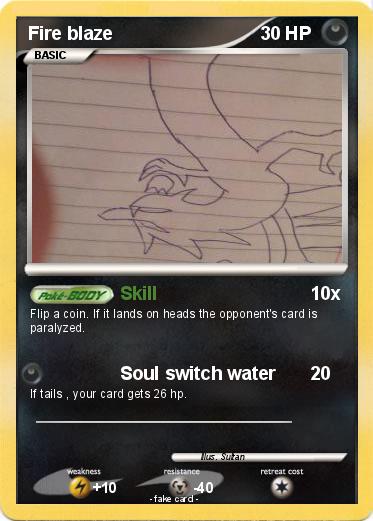 Pokemon Fire blaze