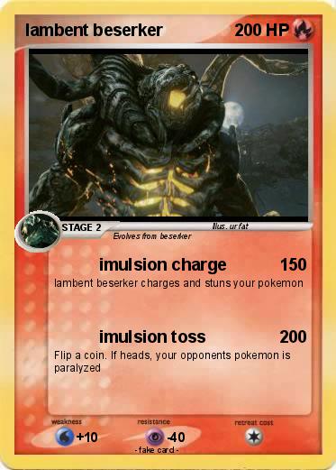 Pokemon lambent beserker