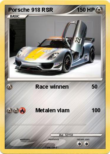 Pokemon Porsche 918 RSR
