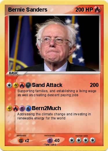 Pokemon Bernie Sanders