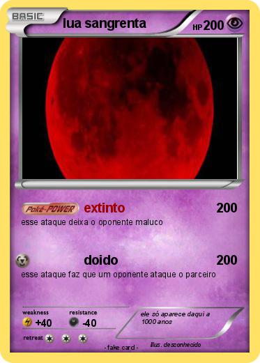 Pokemon lua sangrenta