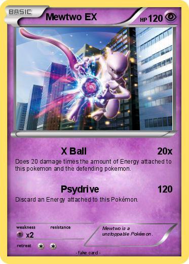 Pokemon Mewtwo EX