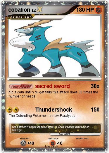 Pokemon cobalion
