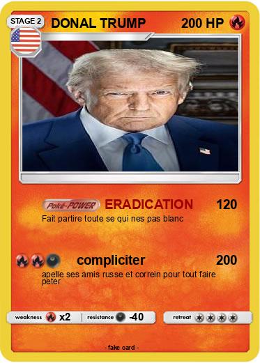 Pokemon DONAL TRUMP