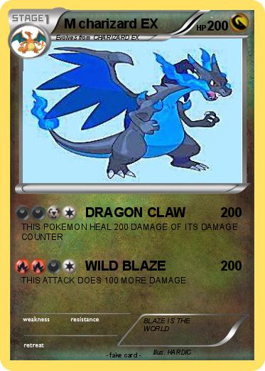 Pokemon M charizard EX
