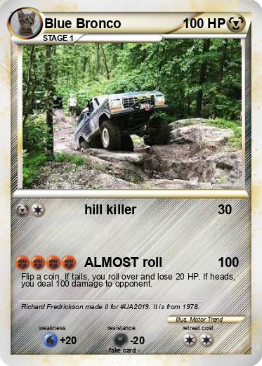 Pokemon Blue Bronco