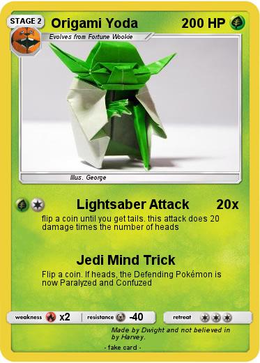 Pokemon Origami Yoda