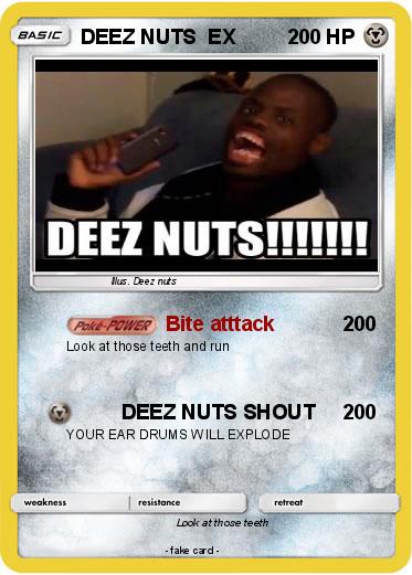 Pokemon DEEZ NUTS  EX