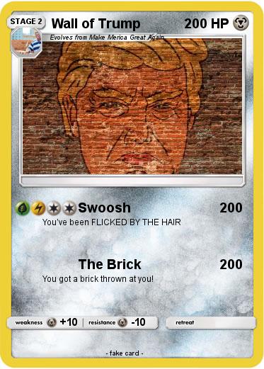 Pokemon Wall of Trump