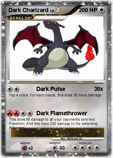 Pokemon Dark Charizard