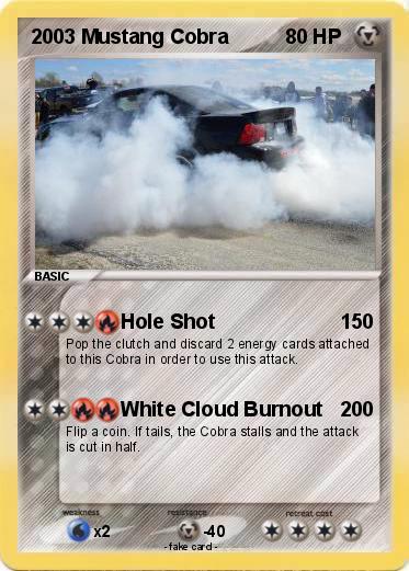 Pokemon 2003 Mustang Cobra