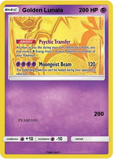 Pokemon Golden Lunala