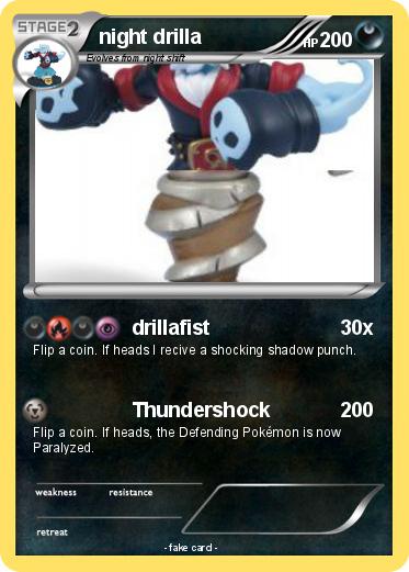 Pokemon night drilla