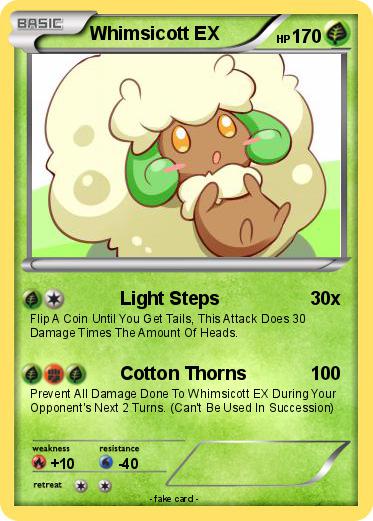 Pokemon Whimsicott EX