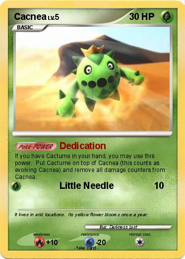 Pokemon Cacnea